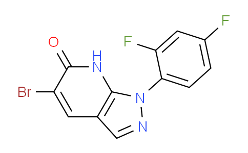 CAS No. 1080573-41-6, 5-Bromo-1-(2,4-difluorophenyl)-1H-pyrazolo[3,4-b]pyridin-6(7H)-one
