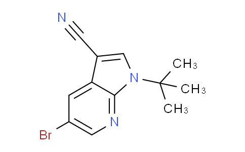 CAS No. 1372929-27-5, 5-Bromo-1-(tert-butyl)-1H-pyrrolo[2,3-b]pyridine-3-carbonitrile