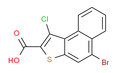CAS No. 1394023-48-3, 5-Bromo-1-chloronaphtho[2,1-b]thiophene-2-carboxylic acid