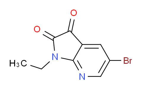 CAS No. 1173721-46-4, 5-Bromo-1-ethyl-1H-pyrrolo[2,3-b]pyridine-2,3-dione