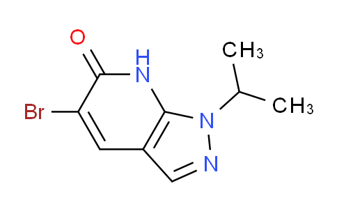 CAS No. 1437432-39-7, 5-Bromo-1-isopropyl-1H-pyrazolo[3,4-b]pyridin-6(7H)-one
