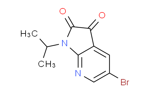CAS No. 1956376-31-0, 5-Bromo-1-isopropyl-1H-pyrrolo[2,3-b]pyridine-2,3-dione