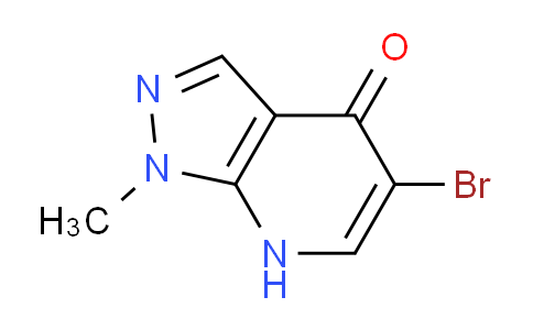 CAS No. 1592959-65-3, 5-Bromo-1-methyl-1H-pyrazolo[3,4-b]pyridin-4(7H)-one