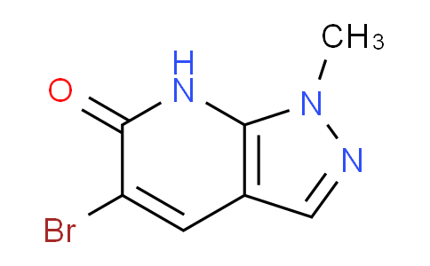 CAS No. 1437433-08-3, 5-Bromo-1-methyl-1H-pyrazolo[3,4-b]pyridin-6(7H)-one