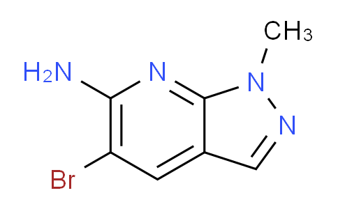 CAS No. 1707728-06-0, 5-Bromo-1-methyl-1H-pyrazolo[3,4-b]pyridin-6-amine