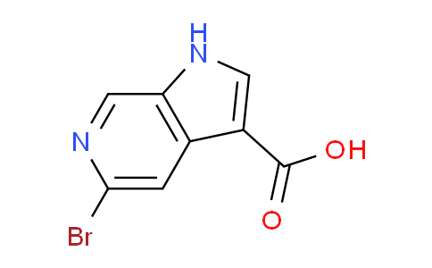 CAS No. 1427504-89-9, 5-Bromo-1H-pyrrolo[2,3-c]pyridine-3-carboxylic acid