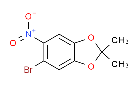 CAS No. 342043-80-5, 5-Bromo-2,2-dimethyl-6-nitrobenzo[d][1,3]dioxole