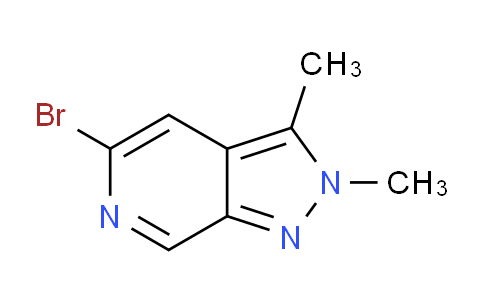 CAS No. 1434054-04-2, 5-Bromo-2,3-dimethyl-2H-pyrazolo[3,4-c]pyridine
