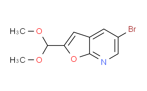CAS No. 1299607-36-5, 5-Bromo-2-(dimethoxymethyl)furo[2,3-b]pyridine
