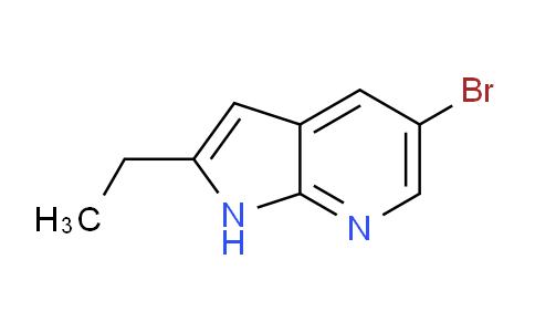 CAS No. 1228666-29-2, 5-Bromo-2-ethyl-1H-pyrrolo[2,3-b]pyridine