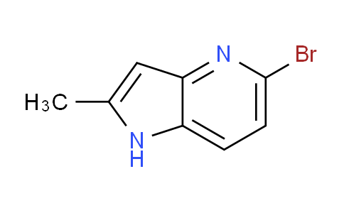 CAS No. 1190318-00-3, 5-Bromo-2-methyl-1H-pyrrolo[3,2-b]pyridine