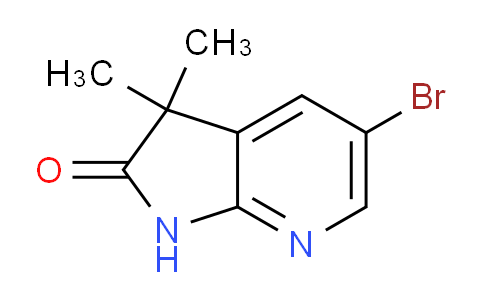 CAS No. 1263280-06-3, 5-Bromo-3,3-dimethyl-1H-pyrrolo[2,3-b]pyridin-2(3H)-one