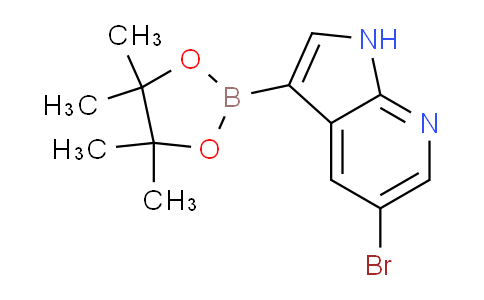 CAS No. 1072152-50-1, 5-Bromo-3-(4,4,5,5-tetramethyl-1,3,2-dioxaborolan-2-yl)-1H-pyrrolo[2,3-b]pyridine