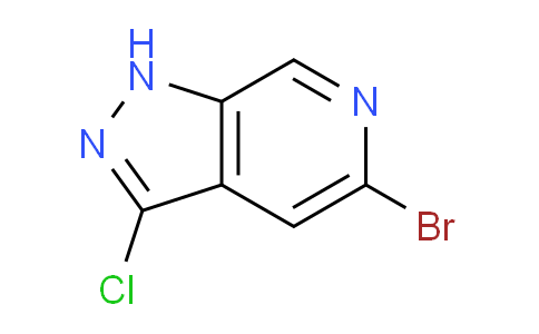 CAS No. 929617-31-2, 5-Bromo-3-chloro-1H-pyrazolo[3,4-c]pyridine