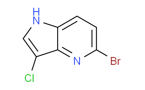 CAS No. 1190311-03-5, 5-Bromo-3-chloro-1H-pyrrolo[3,2-b]pyridine