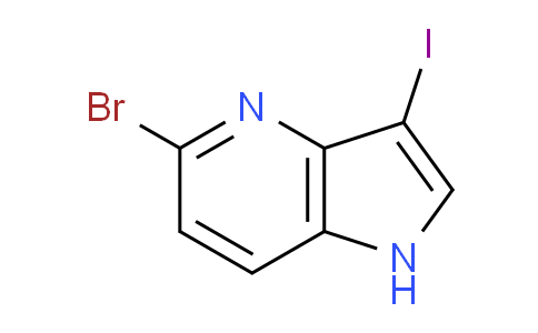CAS No. 1190319-16-4, 5-Bromo-3-iodo-1H-pyrrolo[3,2-b]pyridine