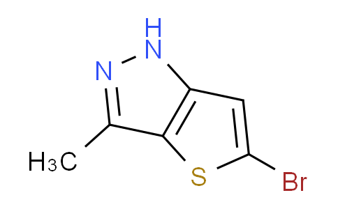 CAS No. 1378867-74-3, 5-Bromo-3-methyl-1H-thieno[3,2-c]pyrazole