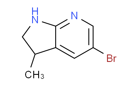 CAS No. 1111637-65-0, 5-Bromo-3-methyl-2,3-dihydro-1H-pyrrolo[2,3-b]pyridine