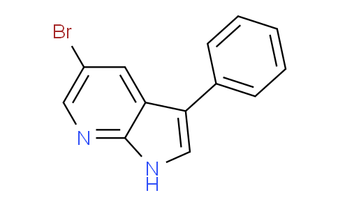 CAS No. 875639-71-7, 5-Bromo-3-phenyl-1H-pyrrolo[2,3-b]pyridine