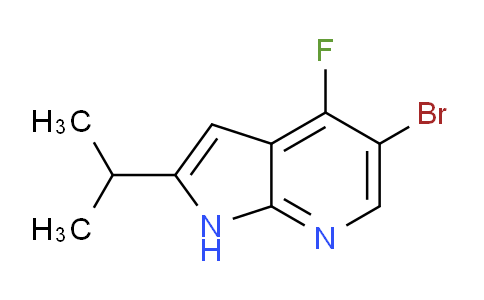 CAS No. 1934427-59-4, 5-Bromo-4-fluoro-2-isopropyl-1H-pyrrolo[2,3-b]pyridine