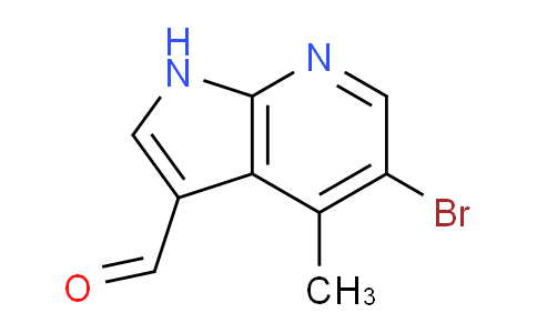 CAS No. 1190313-75-7, 5-Bromo-4-methyl-1H-pyrrolo[2,3-b]pyridine-3-carbaldehyde