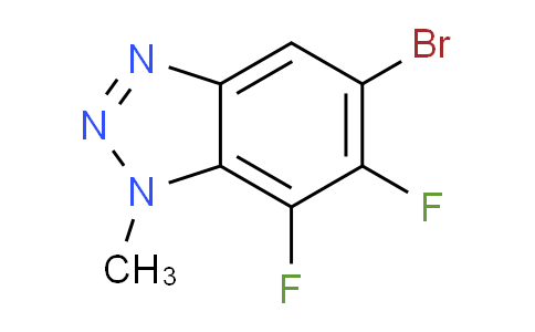 CAS No. 1393442-65-3, 5-Bromo-6,7-difluoro-1-methyl-1H-benzo[d][1,2,3]triazole