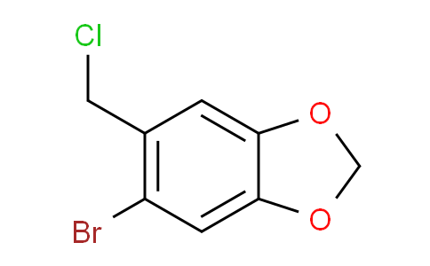 CAS No. 64603-67-4, 5-Bromo-6-(chloromethyl)benzo[d][1,3]dioxole