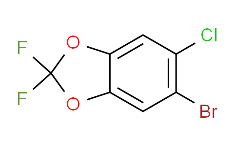 CAS No. 869188-52-3, 5-Bromo-6-chloro-2,2-difluorobenzo[d][1,3]dioxole