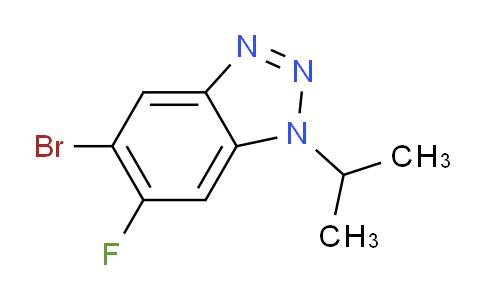 CAS No. 1345471-93-3, 5-Bromo-6-fluoro-1-isopropyl-1,2,3-benzotriazole