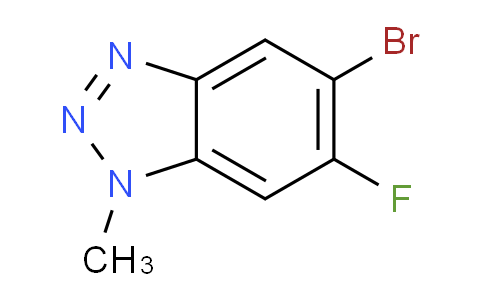 CAS No. 1330750-48-5, 5-Bromo-6-fluoro-1-methyl-1,2,3-benzotriazole