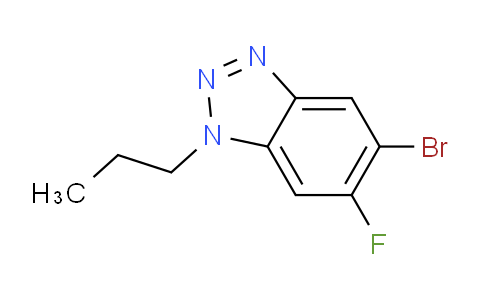 CAS No. 1365271-97-1, 5-Bromo-6-fluoro-1-propylbenzotriazole
