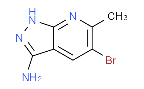 CAS No. 1211584-18-7, 5-Bromo-6-methyl-1H-pyrazolo[3,4-b]pyridin-3-amine