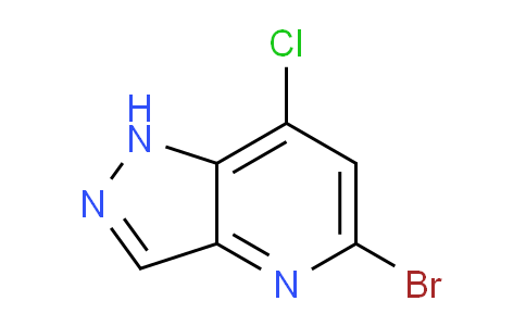 CAS No. 1934641-01-6, 5-Bromo-7-chloro-1H-pyrazolo[4,3-b]pyridine