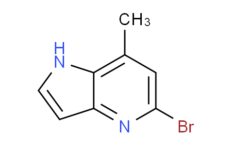 CAS No. 1082041-05-1, 5-Bromo-7-methyl-1H-pyrrolo[3,2-b]pyridine