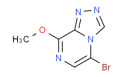 CAS No. 1334135-57-7, 5-Bromo-8-methoxy-[1,2,4]triazolo[4,3-a]pyrazine