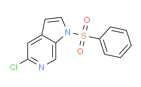CAS No. 1204501-41-6, 5-Chloro-1-(phenylsulfonyl)-1H-pyrrolo[2,3-c]pyridine