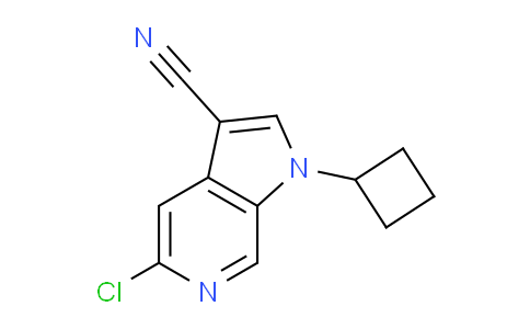 CAS No. 1247939-91-8, 5-Chloro-1-cyclobutyl-1H-pyrrolo[2,3-c]pyridine-3-carbonitrile