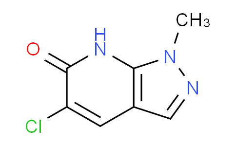 CAS No. 1710661-55-4, 5-Chloro-1-methyl-1H-pyrazolo[3,4-b]pyridin-6(7H)-one