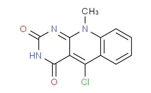 CAS No. 137347-70-7, 5-Chloro-10-methylpyrimido[4,5-b]quinoline-2,4(3H,10H)-dione