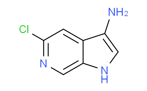 CAS No. 1190310-58-7, 5-Chloro-1H-pyrrolo[2,3-c]pyridin-3-amine