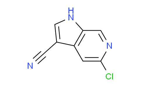 CAS No. 1272758-19-6, 5-Chloro-1H-pyrrolo[2,3-c]pyridine-3-carbonitrile