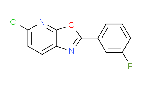 CAS No. 1422198-83-1, 5-Chloro-2-(3-fluorophenyl)oxazolo[5,4-b]pyridine