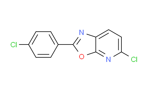 CAS No. 1352910-40-7, 5-Chloro-2-(4-chlorophenyl)oxazolo[5,4-b]pyridine