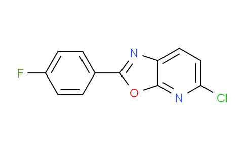 CAS No. 1422198-87-5, 5-Chloro-2-(4-fluorophenyl)oxazolo[5,4-b]pyridine