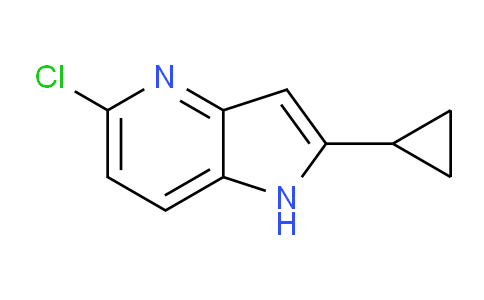 CAS No. 1956335-70-8, 5-Chloro-2-cyclopropyl-1H-pyrrolo[3,2-b]pyridine