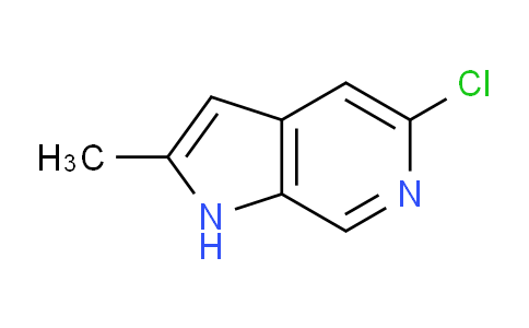 CAS No. 905455-16-5, 5-Chloro-2-methyl-1H-pyrrolo[2,3-c]pyridine