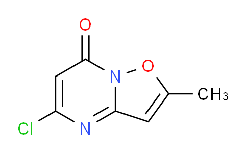 CAS No. 278614-92-9, 5-Chloro-2-methyl-7h-isoxazolo[2,3-a]pyrimidin-7-one