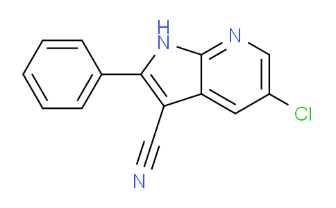 CAS No. 954112-87-9, 5-Chloro-2-phenyl-1H-pyrrolo[2,3-b]pyridine-3-carbonitrile