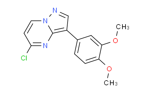 CAS No. 1015480-67-7, 5-Chloro-3-(3,4-dimethoxyphenyl)pyrazolo[1,5-a]pyrimidine