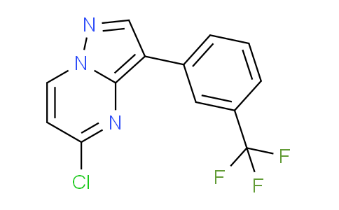 CAS No. 960614-09-9, 5-Chloro-3-(3-(trifluoromethyl)phenyl)pyrazolo[1,5-a]pyrimidine